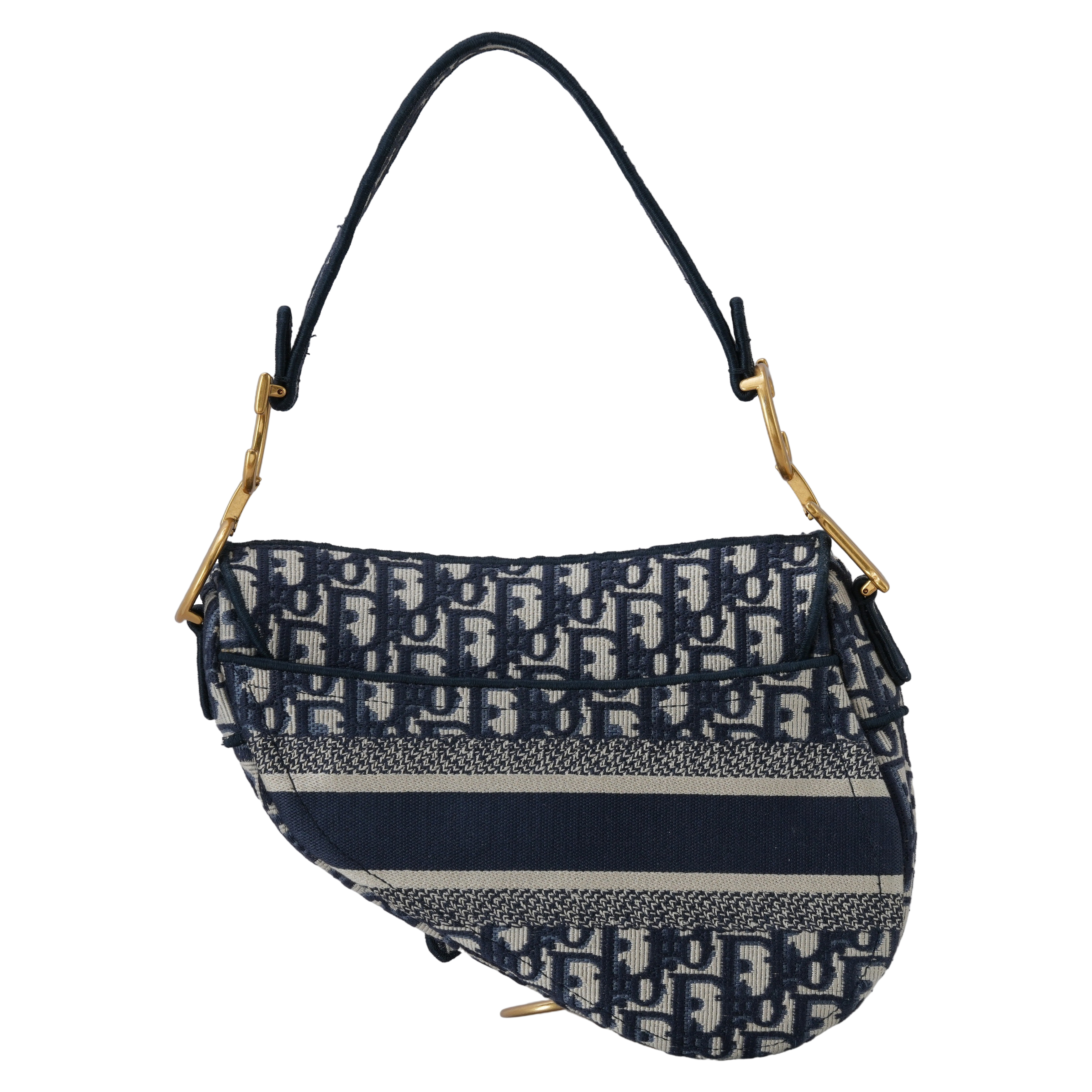 CHRISTIAN DIOR(USED)크리스찬디올 오블리크 새들백 미듐